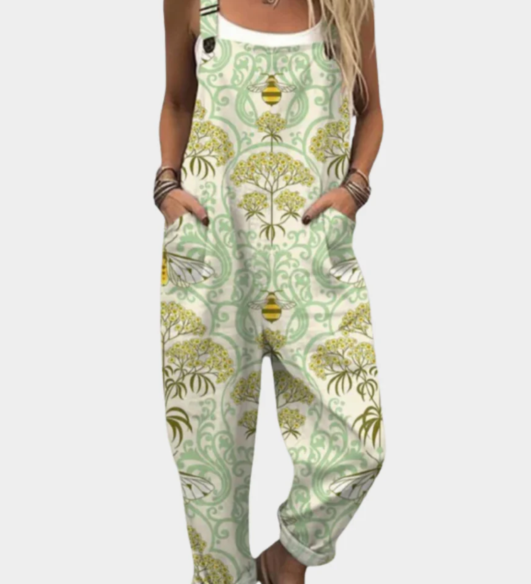 Comfortable Printed Jumpsuit