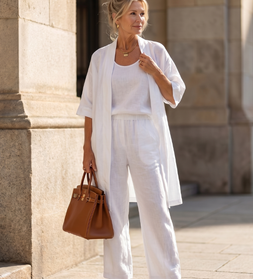 Yael | Three Piece Relaxed Top Pant Set