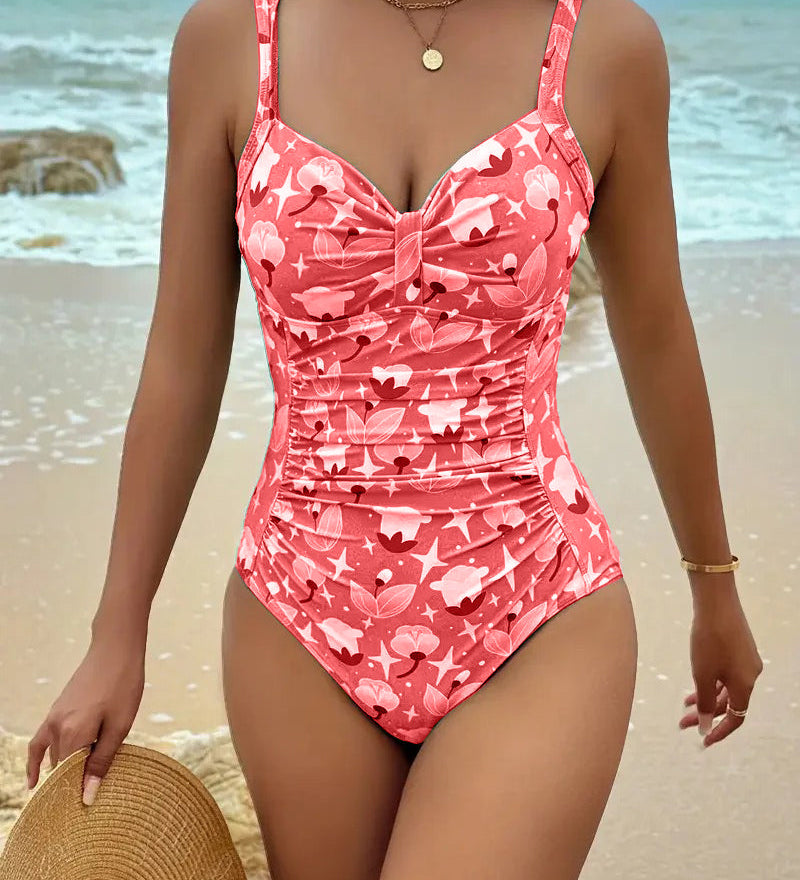 Clara™ | One Piece Printed Tankini