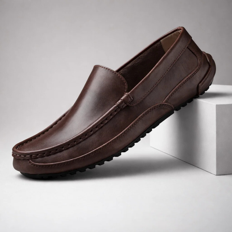 Veneto Italian Leather Loafers