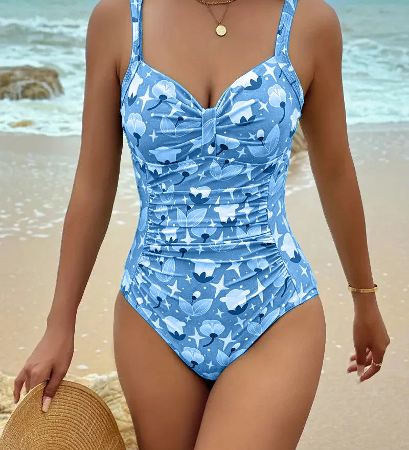 Clara™ | One Piece Printed Tankini