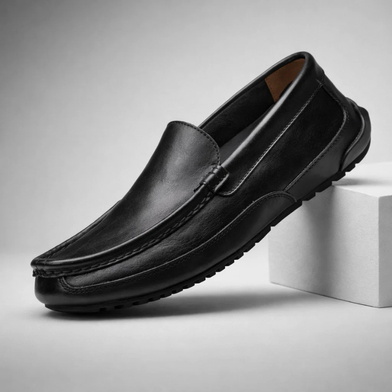 Veneto Italian Leather Loafers