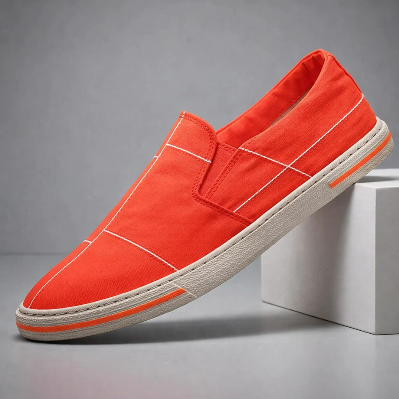 Mondrian Canvas Slip-Ons