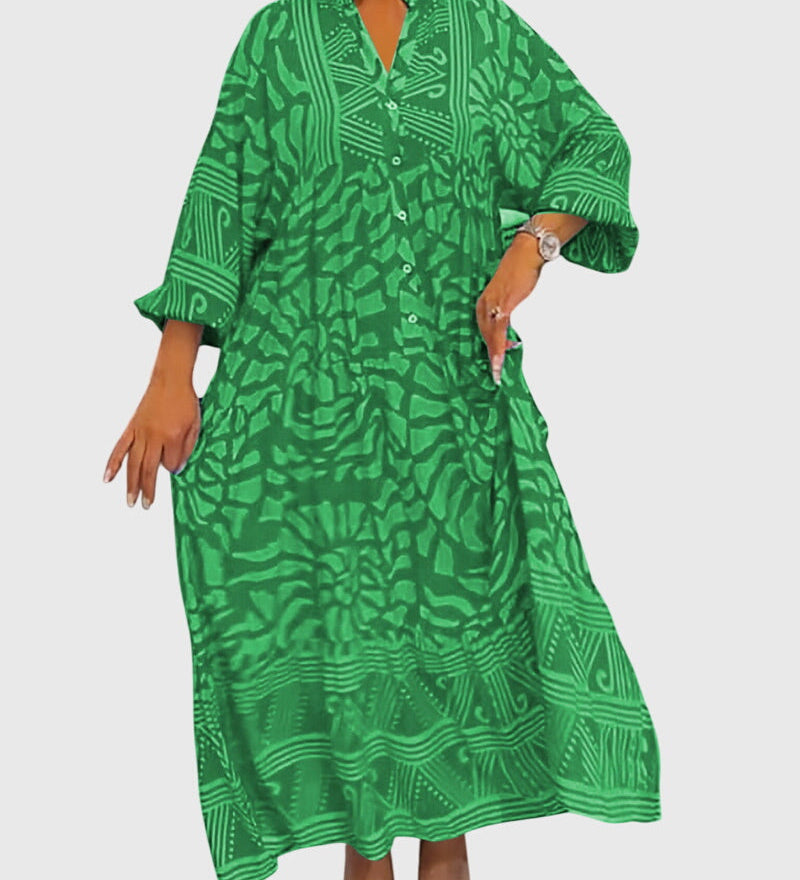 Mckinley™ | Maxi Dress With Elegant Print