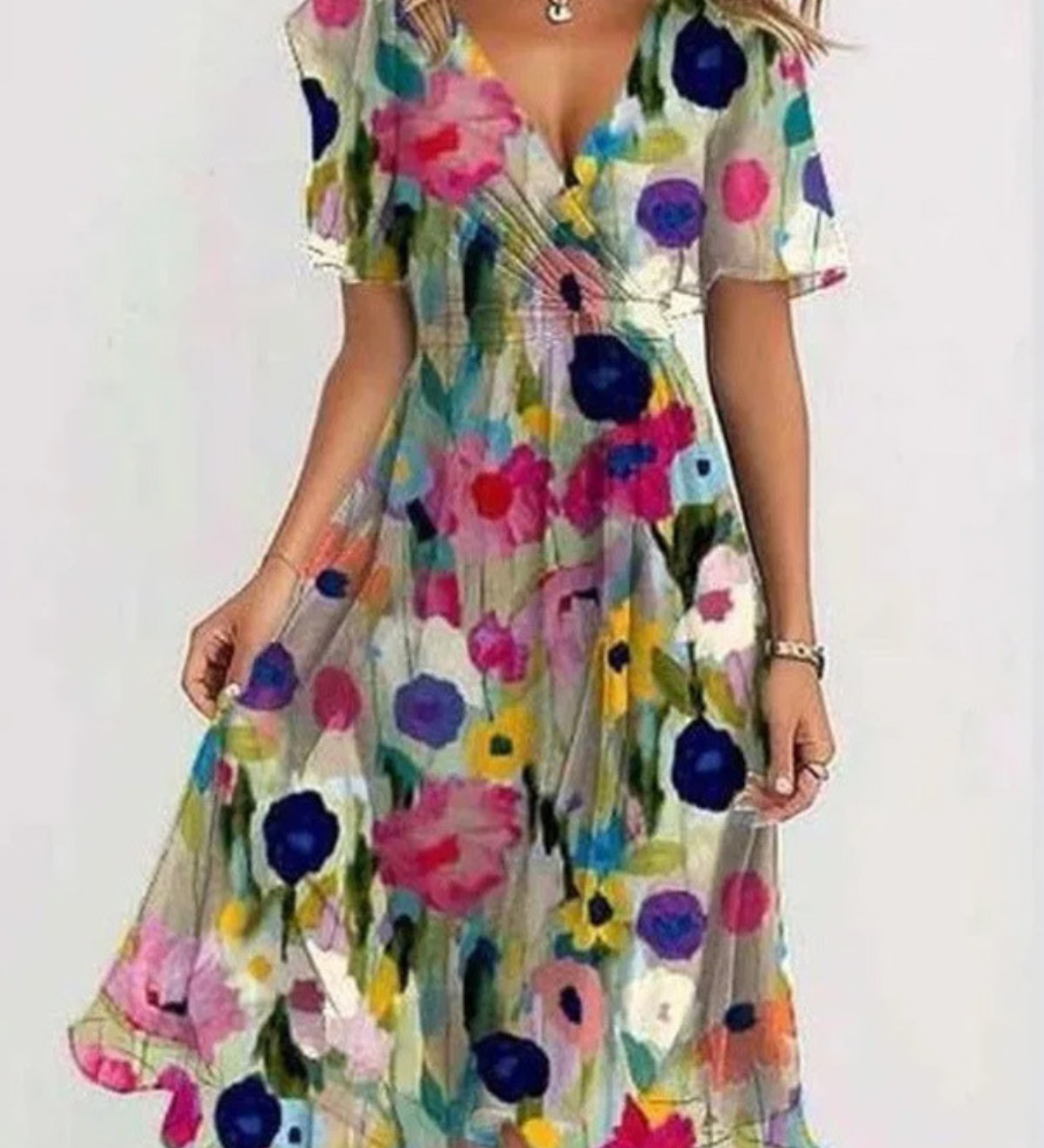 Matilda™ | Summer Dress With Belly Cover