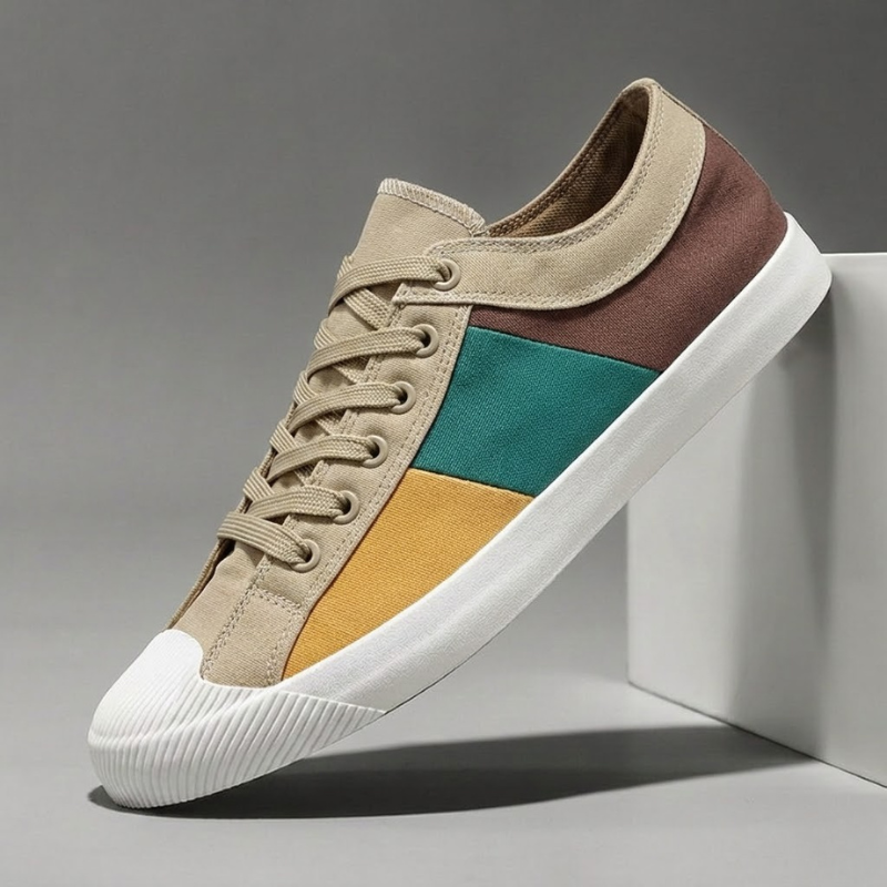 Clyde Monet Canvas Sneakers