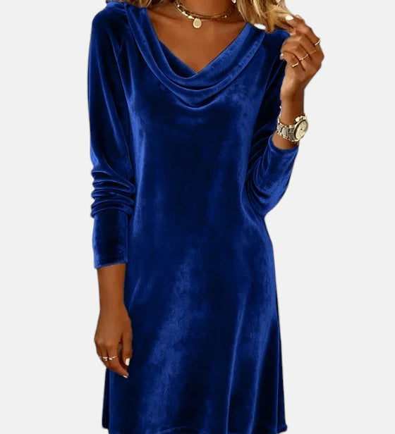 Celeste | Loose Fitting Velvet Dress