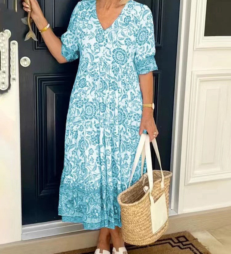 Keisha | Graceful V-Neck Floral