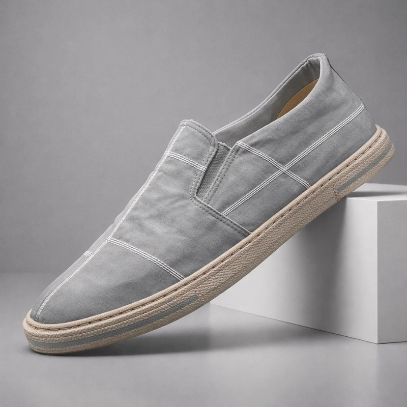 Mondrian Canvas Slip-Ons