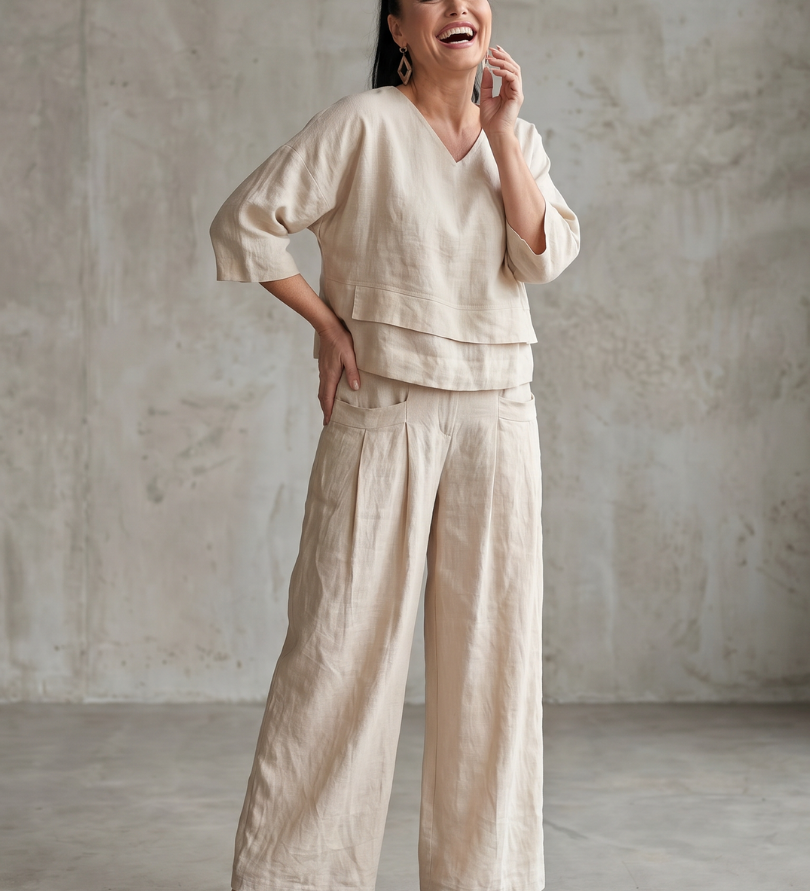 River | Layered Top Wide Leg Set