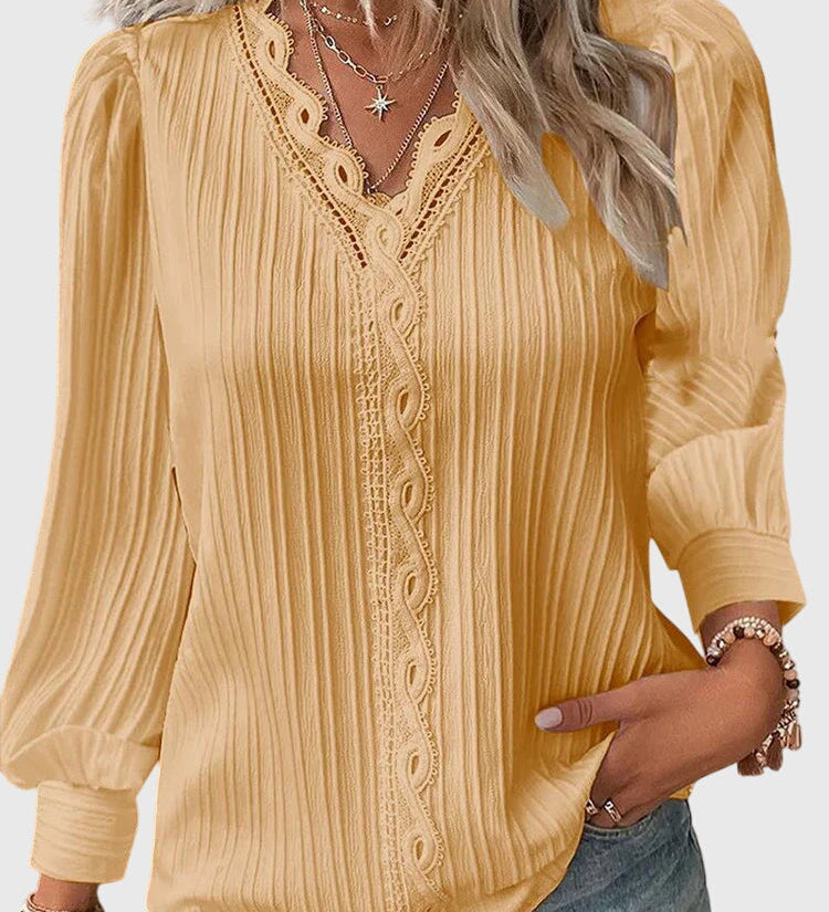 Andrea™ | Elegant Pullover Blouse