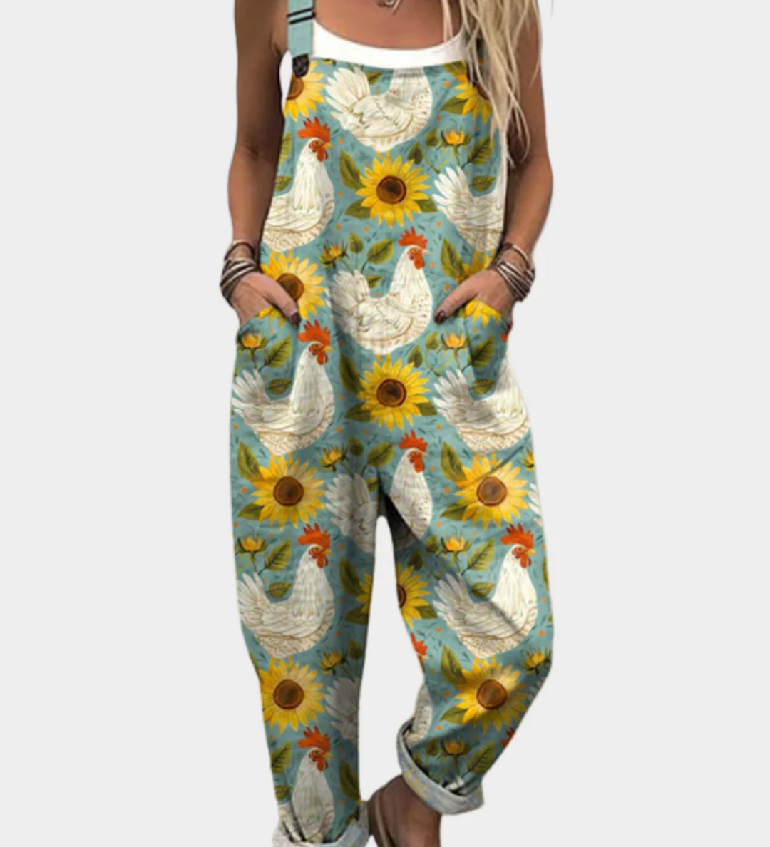 Comfortable Printed Jumpsuit