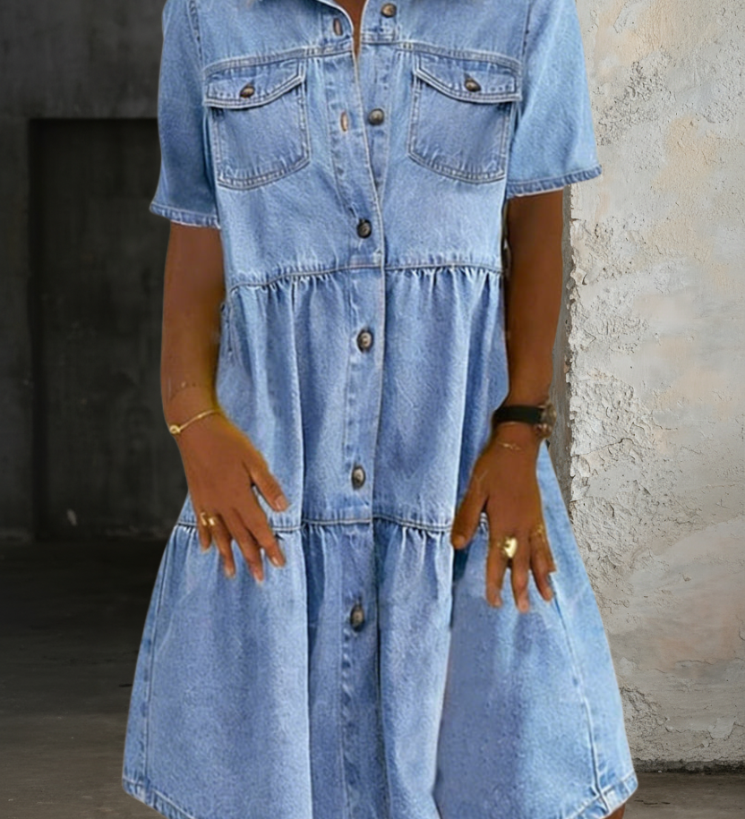 Emma - Relaxed and Stylish Denim Dress