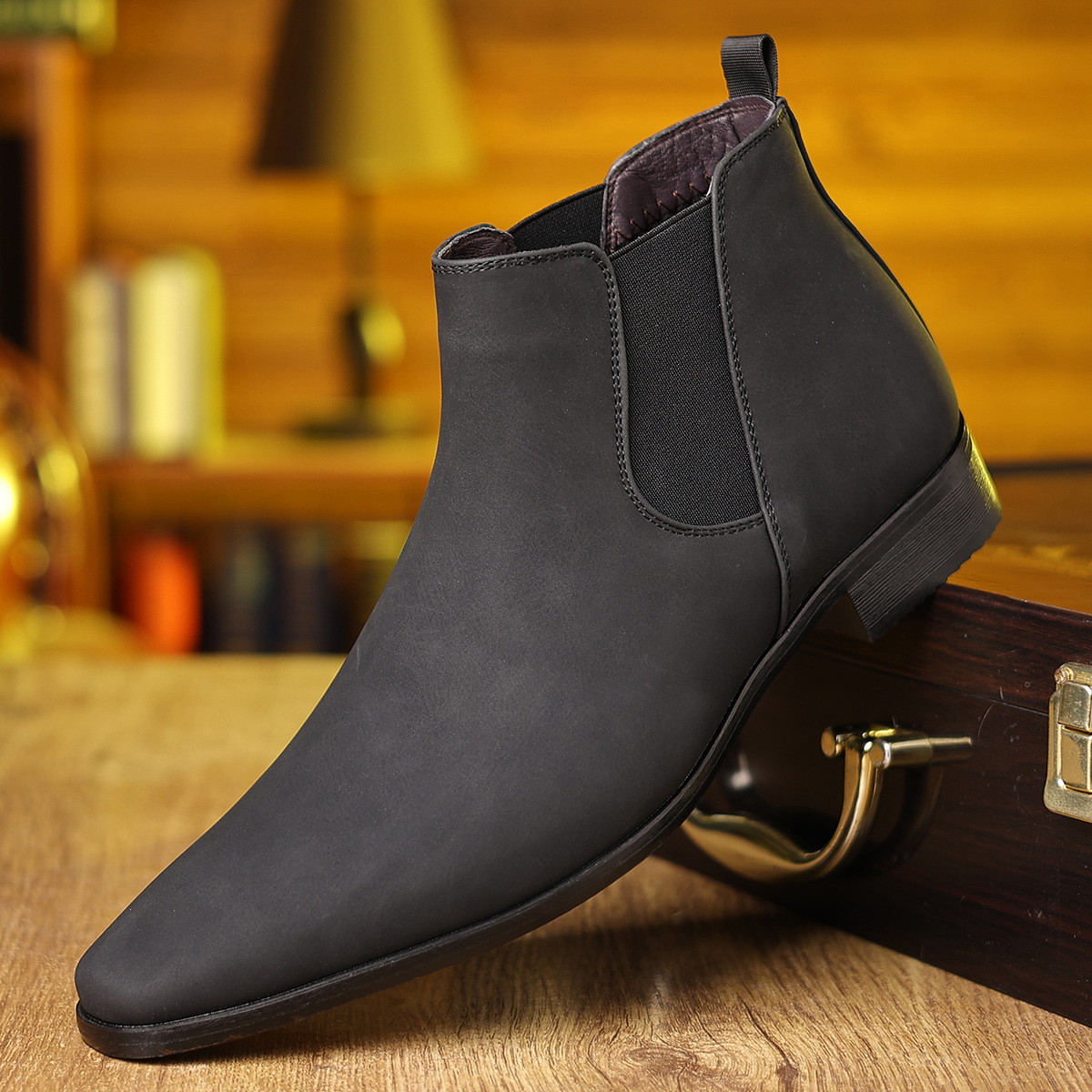 Regency Suede Chelsea Boots