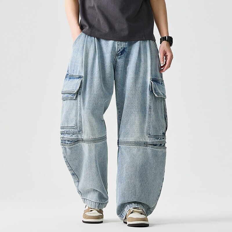 Lucien Wide-Leg Denim Pants