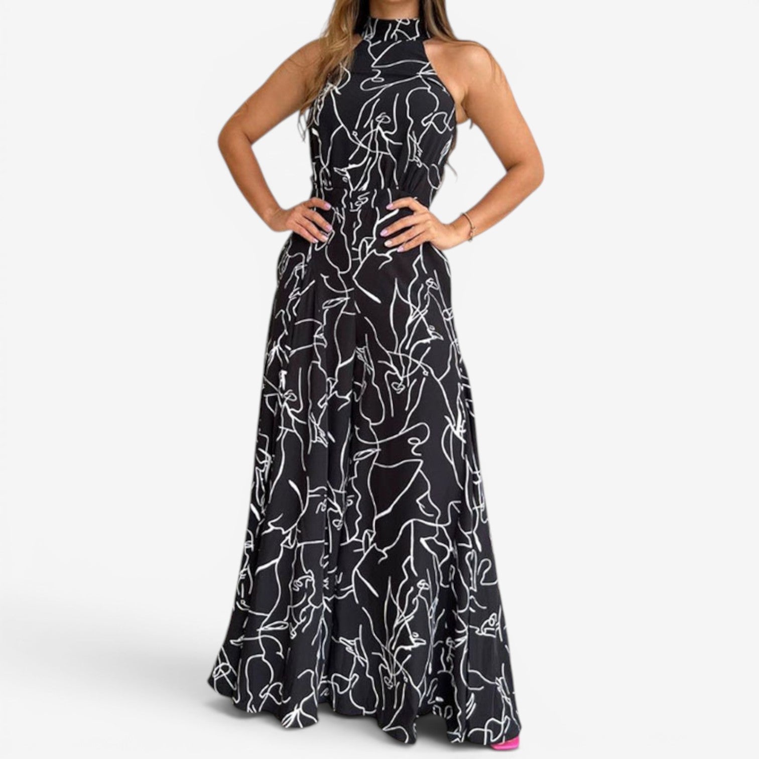 Marinella™ Abstract-Print Jumpsuit