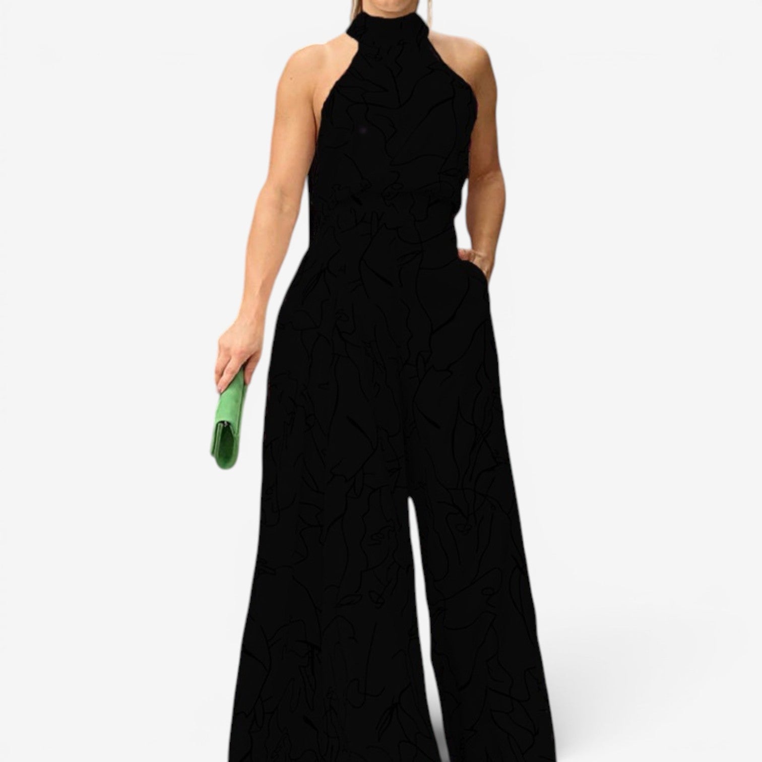 Marinella™ Abstract-Print Jumpsuit