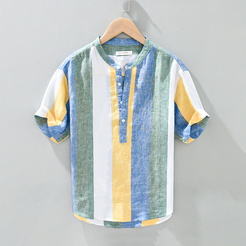 Mosaic Henley Shirt