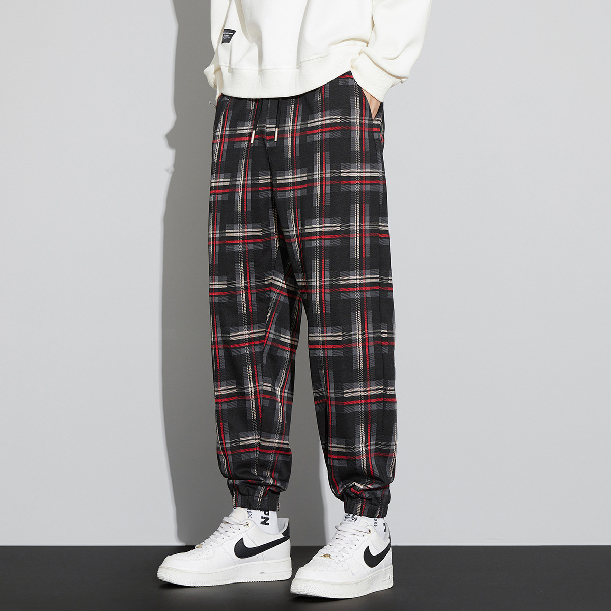 Maddox Check Joggers