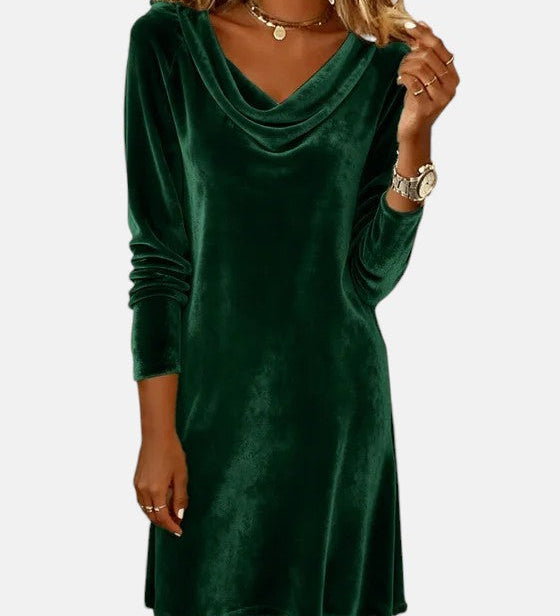 Celeste | Loose Fitting Velvet Dress