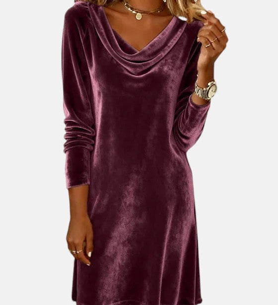Celeste | Loose Fitting Velvet Dress