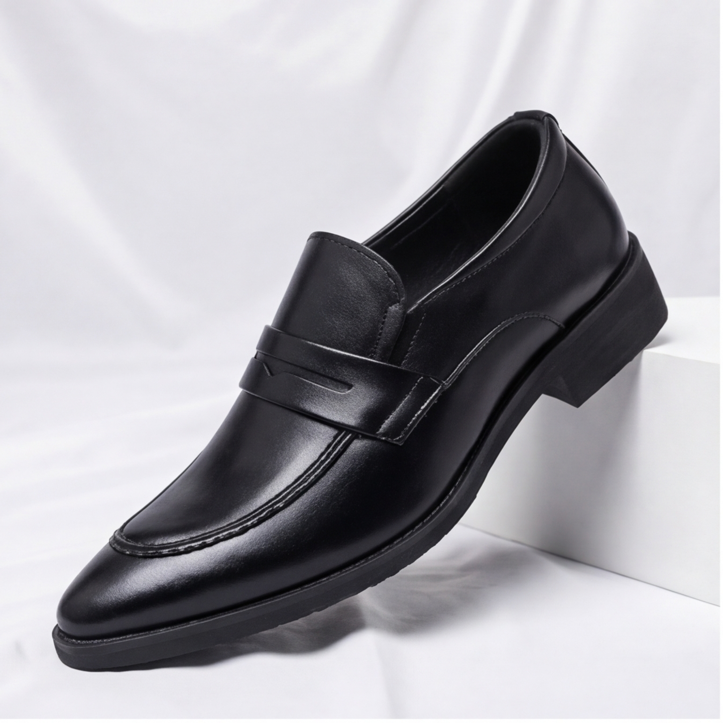 Amalfi Leather Penny Loafers