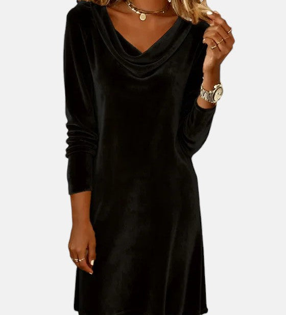 Celeste | Loose Fitting Velvet Dress