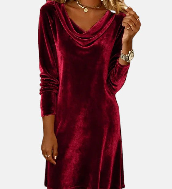 Celeste | Loose Fitting Velvet Dress