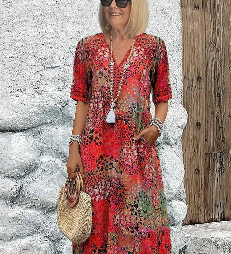SKYLER | OCEAN BREEZE MIDI DRESS