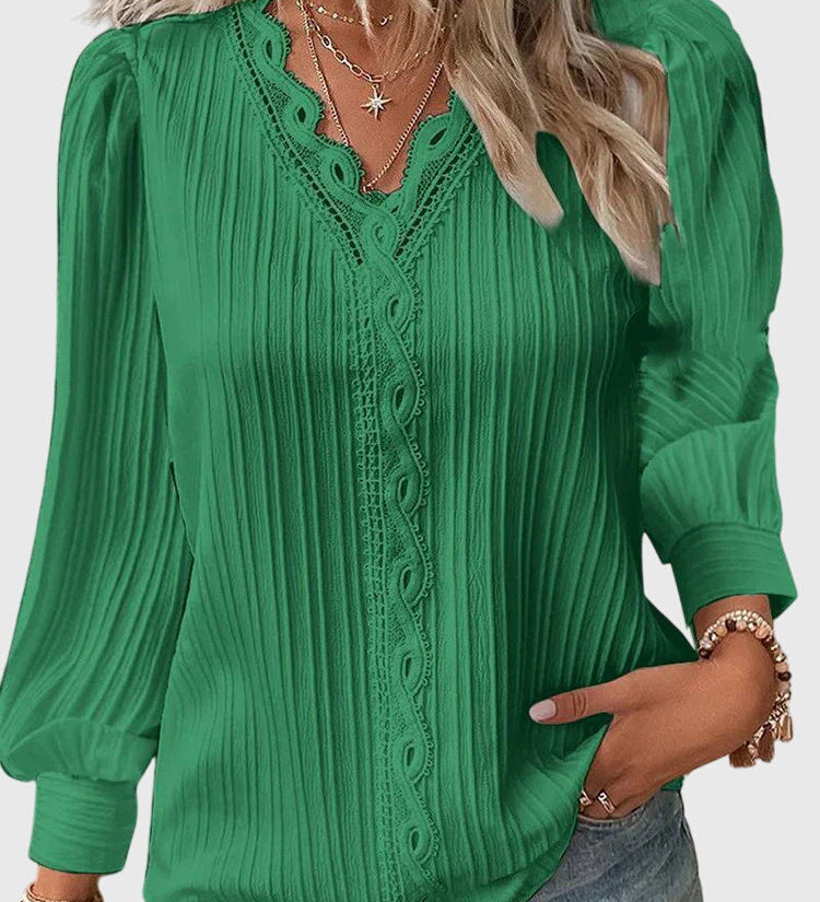 Andrea™ | Elegant Pullover Blouse