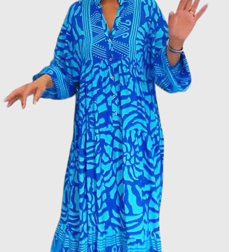 Mckinley™ | Maxi Dress With Elegant Print