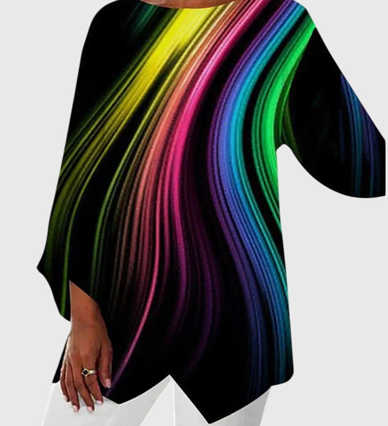 Alayah™ | Elegant Crew Neck Top