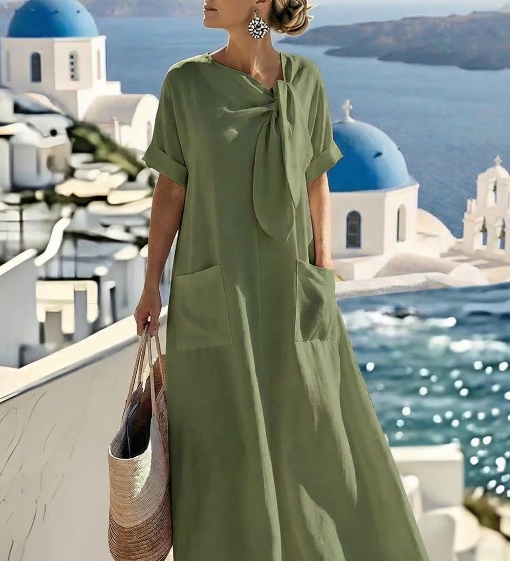 Fleur™ Elegant Dress with Pockets