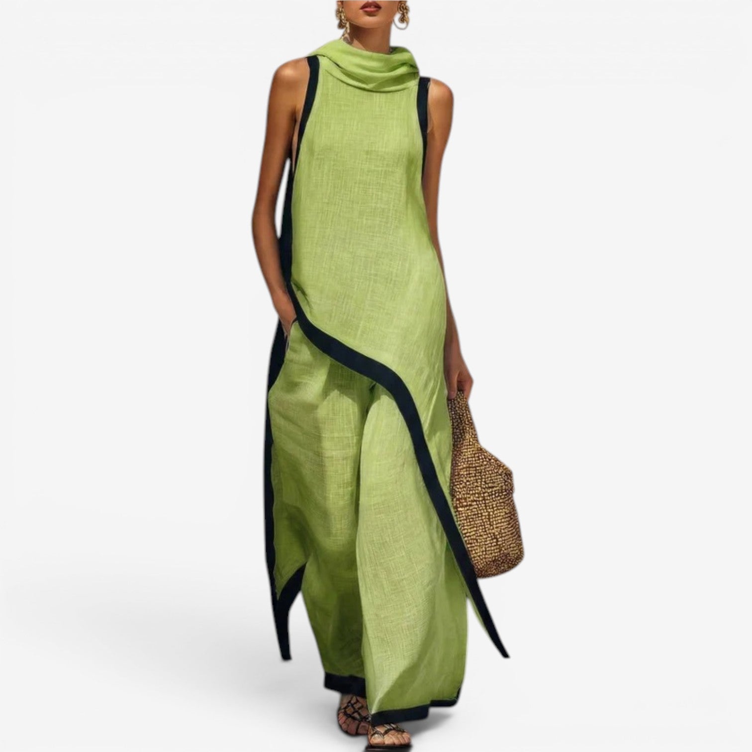 Samantha™ Two-Tone Jumpsuit