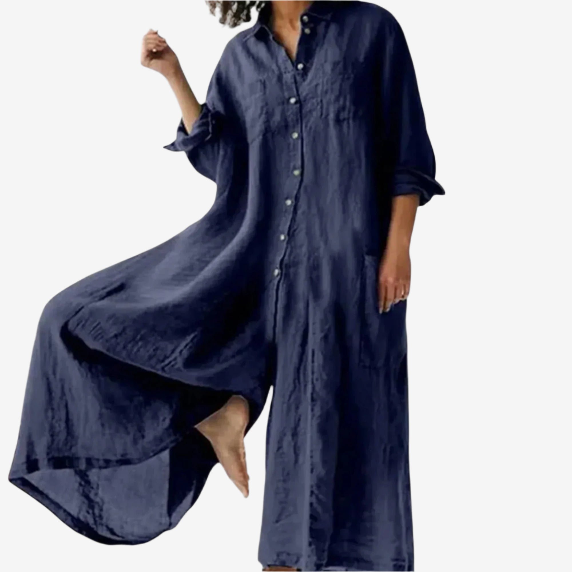 Linnea™ Earth-Tone Jumpsuit