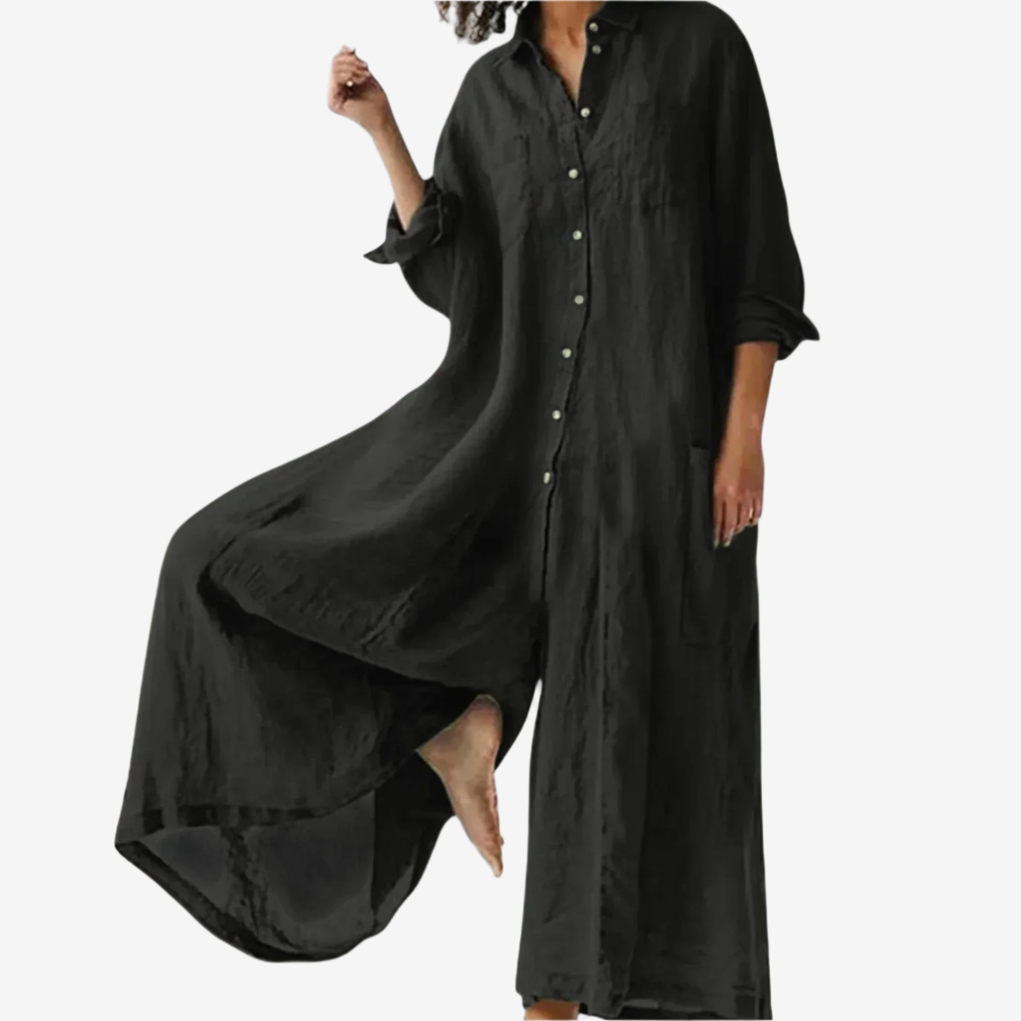 Linnea™ Earth-Tone Jumpsuit